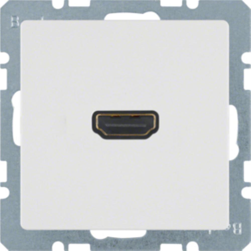 gniazdo HDMI Q.x z przyłączem 90° biały