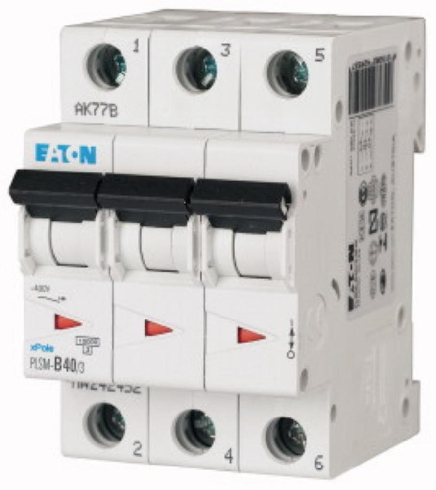PLSM-C40/3-MW Wyłącznik nadprądowy 10kA, In=40A, char. C, 3-bieg. Seria PLSM