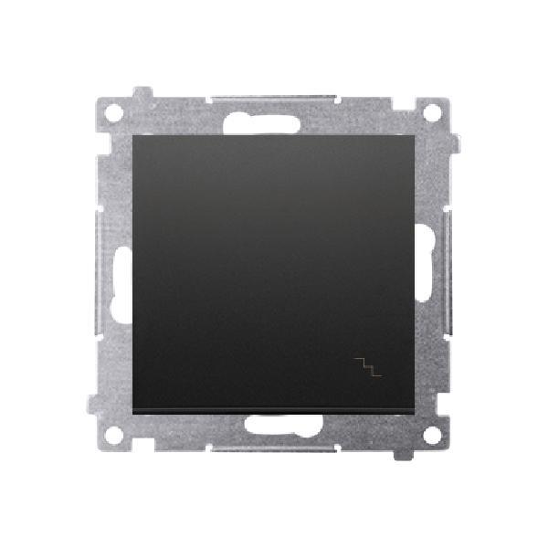 SIMON 54 wyłącznik schodowy szybkozłącza 10A 250V (moduł) czarny mat