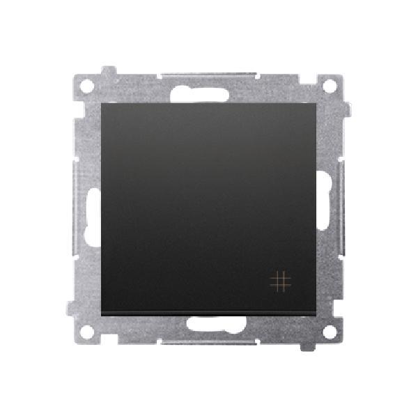 SIMON 54 wyłącznik krzyżowy szybkozłącza 10A 250V (moduł) czarny mat