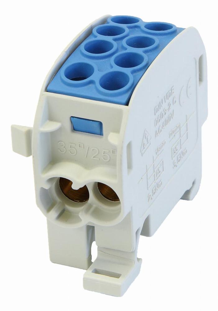SCB 35 blok rozdzielczy-odgałęźny Al/Cu 80210 SIMBLOCK niebieski