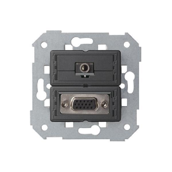 SIMON 82 gniazdo VGA żeńskie + mini jack (mechanizm)