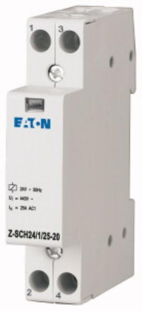 Z-SCH24/1/25-20 Stycznik instalacyjny Z-SCH 1MU szer. 24VAC 2zw.