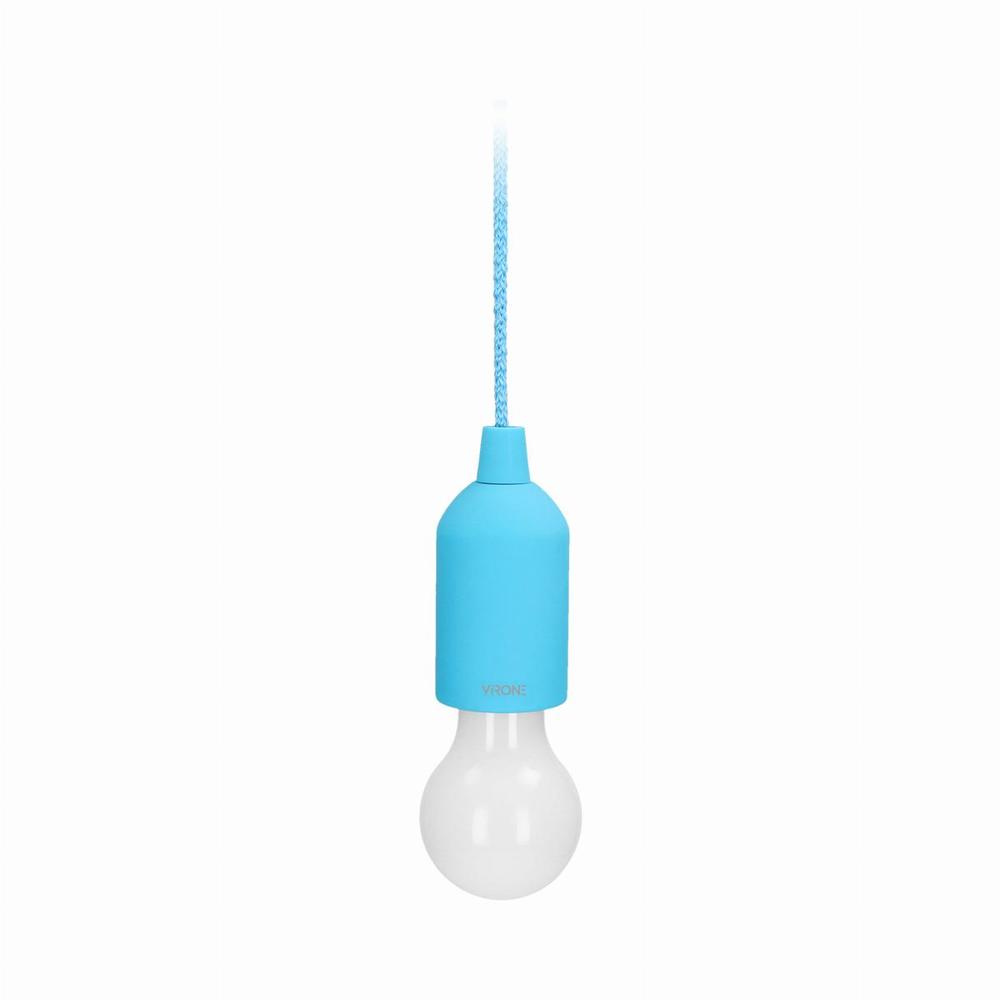 lampka nocna bateryjna na sznurku 1W LED, 3 x AAA, turkusowy