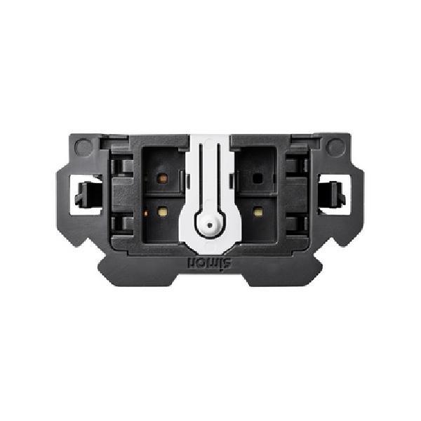 SIMON 100 wyłącznik schodowy naciskowy 1click 10A 250V (mechanizm 1/2, bez ramki montażowej)