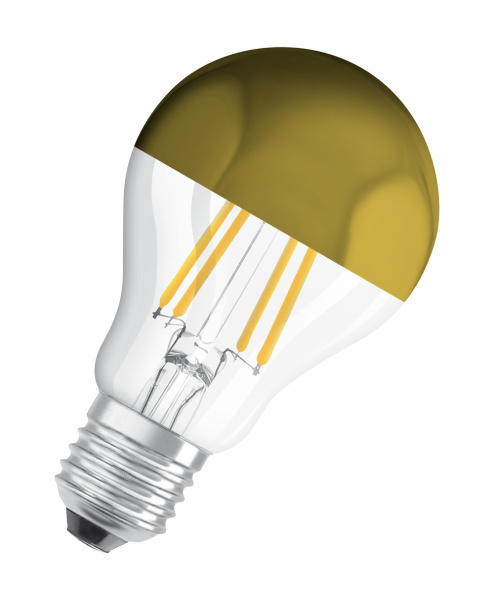 żarówka LED STAR CL A FIL E27 4W/827 Mirror Gold 37 non-dim złota