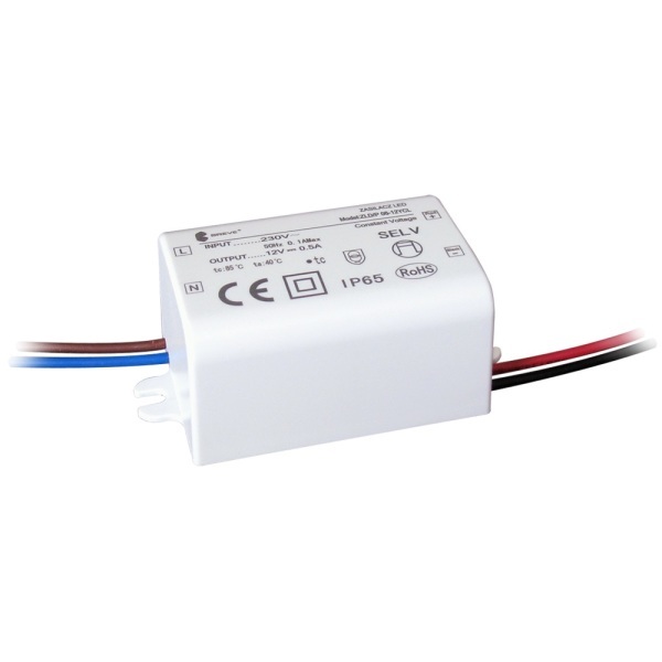 zasilacz ZLDP 06-12YCL 0,5A IP65 elektroniczny impulsowy do oświetlenia LED IP65