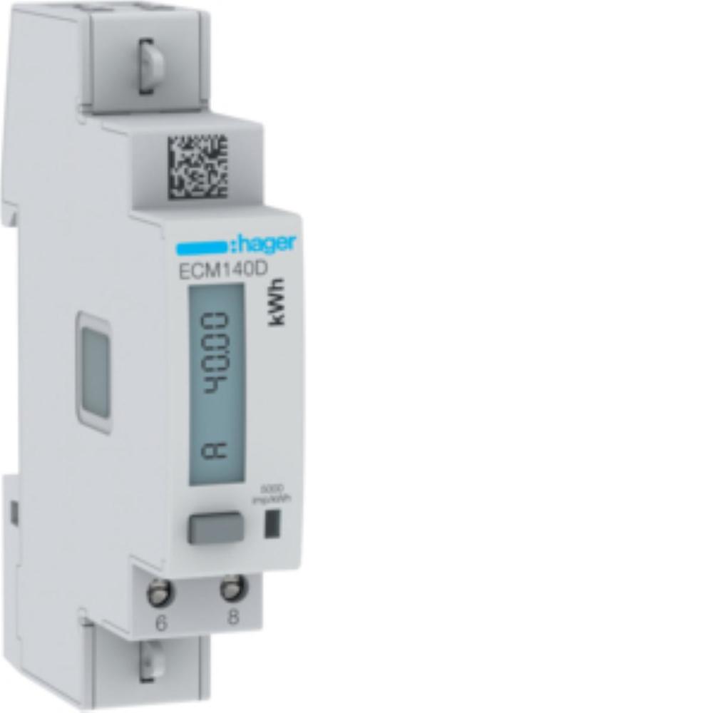 agardio.measure Licznik energii elektrycznej 1-fazowy, 40A 1M, M-bus, MID