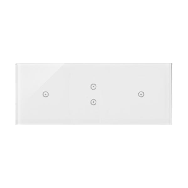 SIMON 54 TOUCH panel dotykowy S54 Touch 3 moduły 1 pole dotykowe + 2 pola dotykowe pionowe + 1 pole dotykowe biała perła