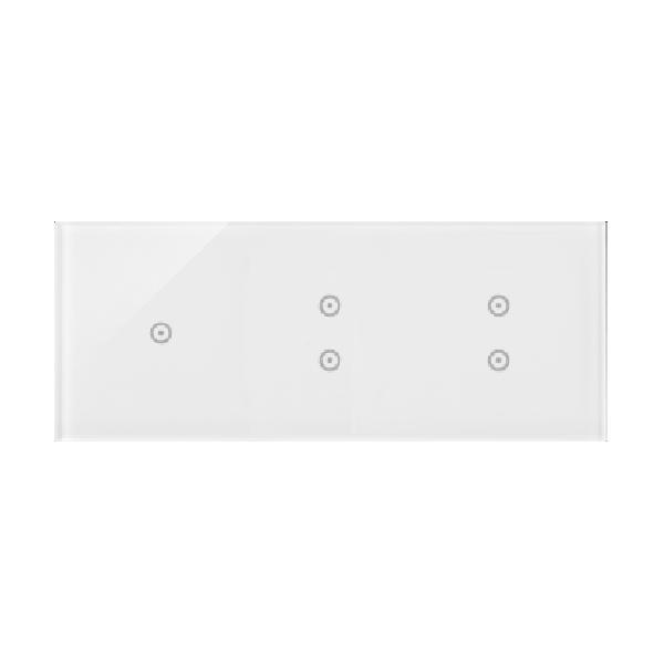 SIMON 54 TOUCH panel dotykowy S54 Touch 3 moduły 1 pole dotykowe + 2 pole dotykowe pionowe + 2 pola dotykowe pionowe biała perła