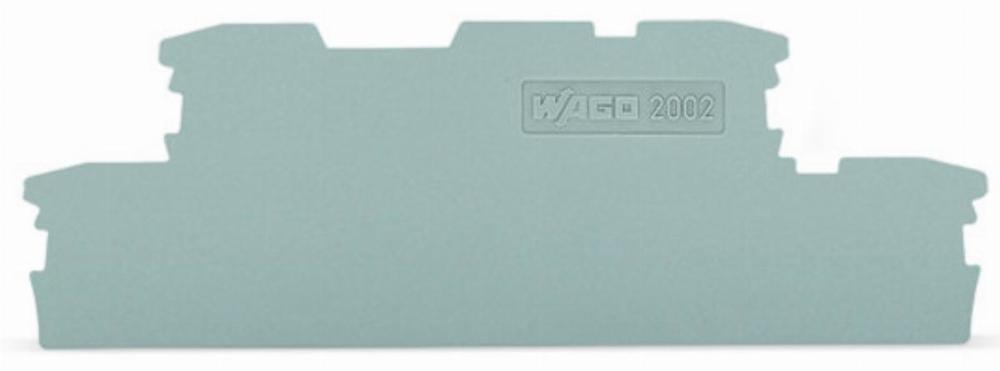 ścianka końcowa/wewnętrzna gr. 1 mm, szara