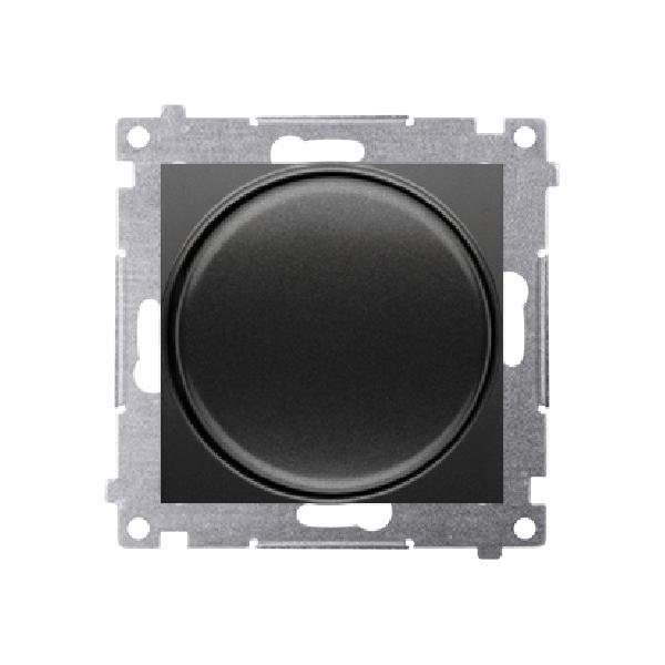 SIMON 54 ściemniacz obrotowy do LED ściemnialnych 230 V 2-250W (moduł) maks. 10 źródeł LED czarny mat