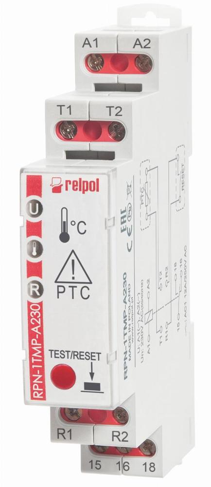 przekaźnik nadzorczy RPN-1TMP-A230, 230 V AC, 1P