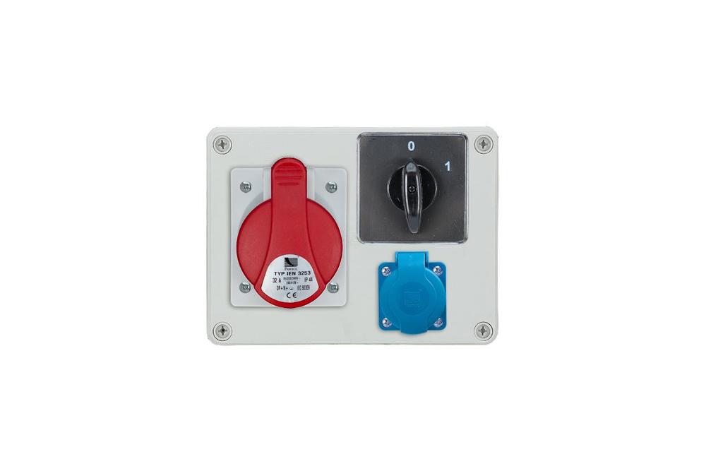 rozdzielnica R-BOX 190, 1x32A/4p, 1x250V, wył. 0/1