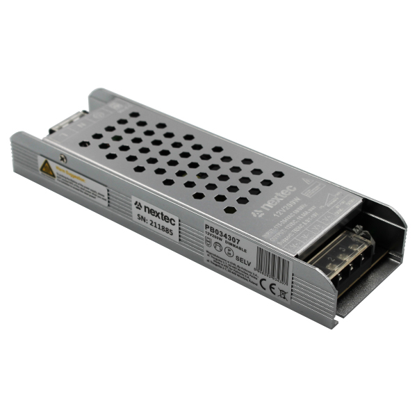 zasilacz LED modułowy graphite TRIAC & 0/1-10V DIMM IP20 12V 16,66A  200W
