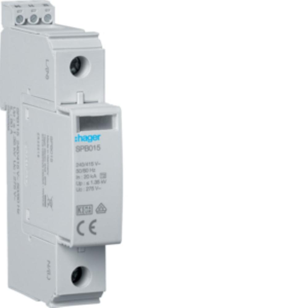 SPD T2 1P sieć TNC In=20kA Imax=40kA Up?1,35kV styk