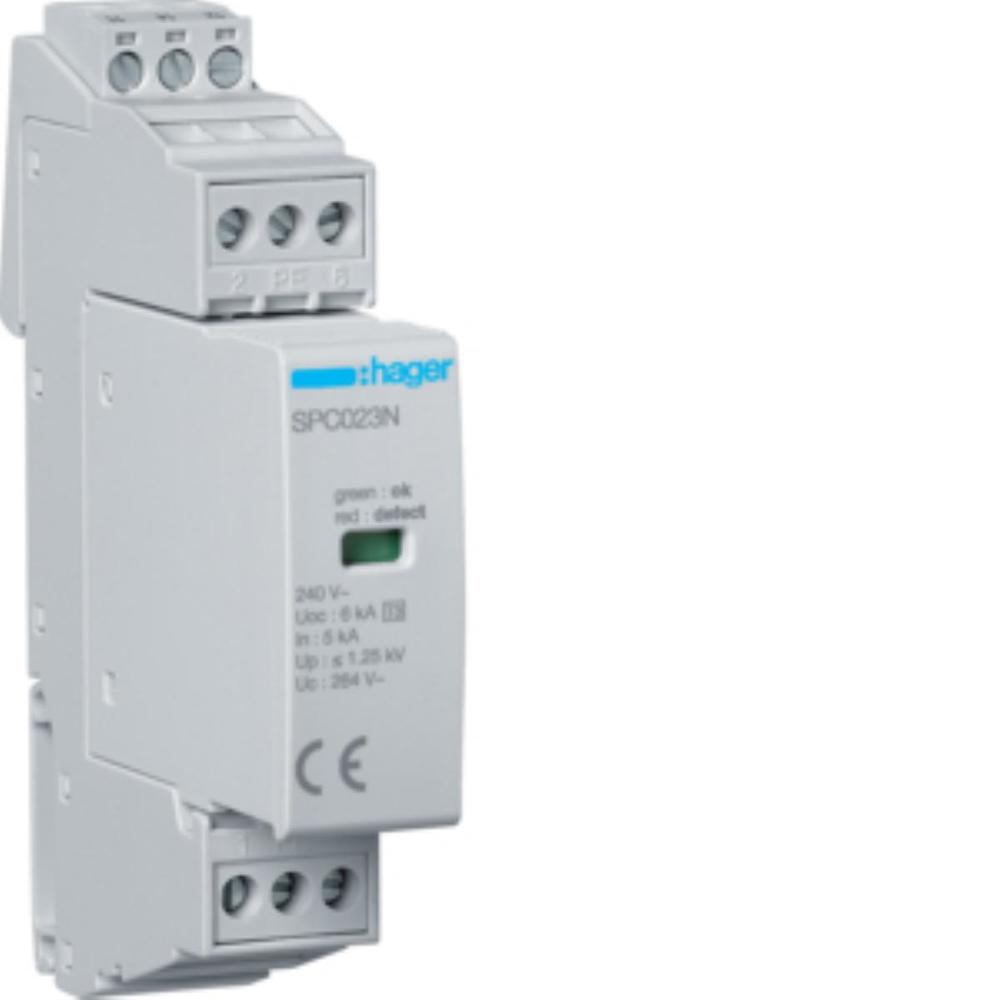 SPD T3 2P sieć TN-S In=3kA Up?1,25kV styk