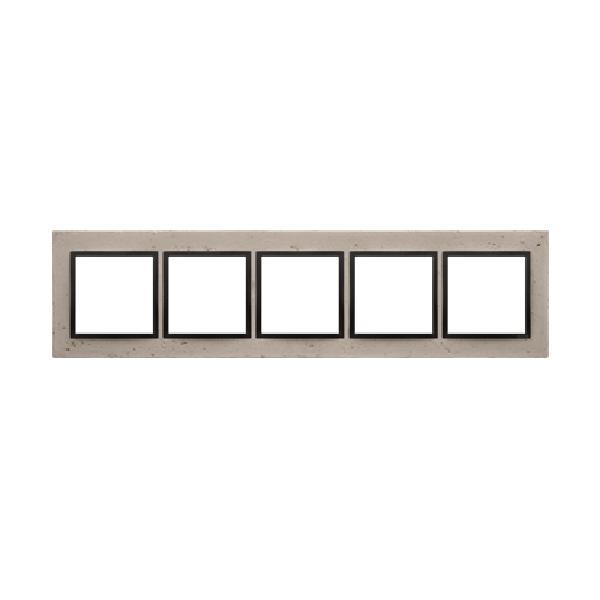 SIMON 54 NATURE ramka 5-kr. beton funda mente