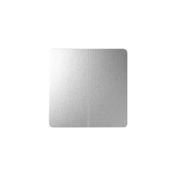 SIMON 82 klawisz podwójny do mechanizmu 7502251-039 aluminium