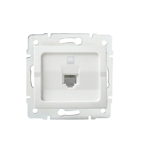 Adapter LOGI 02-1399-002 bi   gniazdo komputerowe pojedyncze 1xRJ45