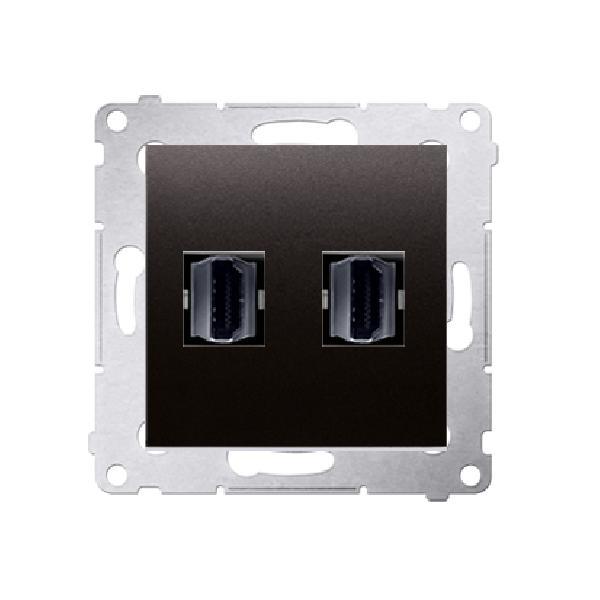 SIMON 54 WMDH-0XXXX2-048 gniazdo HDMI podwójne (moduł); antracyt