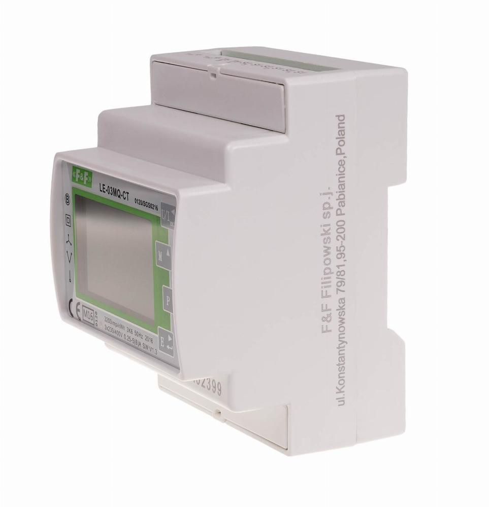 trójfazowy dwukierunkowy licznik pośredni, półpośredni, Modbus RTU,100(5)A MID