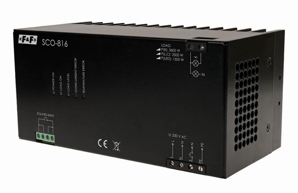 ściemniacz do odbiorników dużej mocy 3500W, zasilanie 230V AC 8÷230V AC/DC
