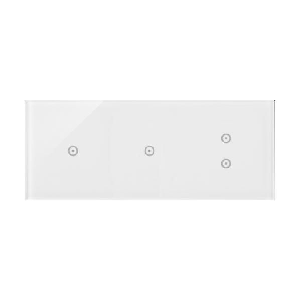 SIMON 54 TOUCH panel dotykowy S54 Touch 3 moduły 1 pole dotykowe + 2 pola dotykowe pionowe biała perła