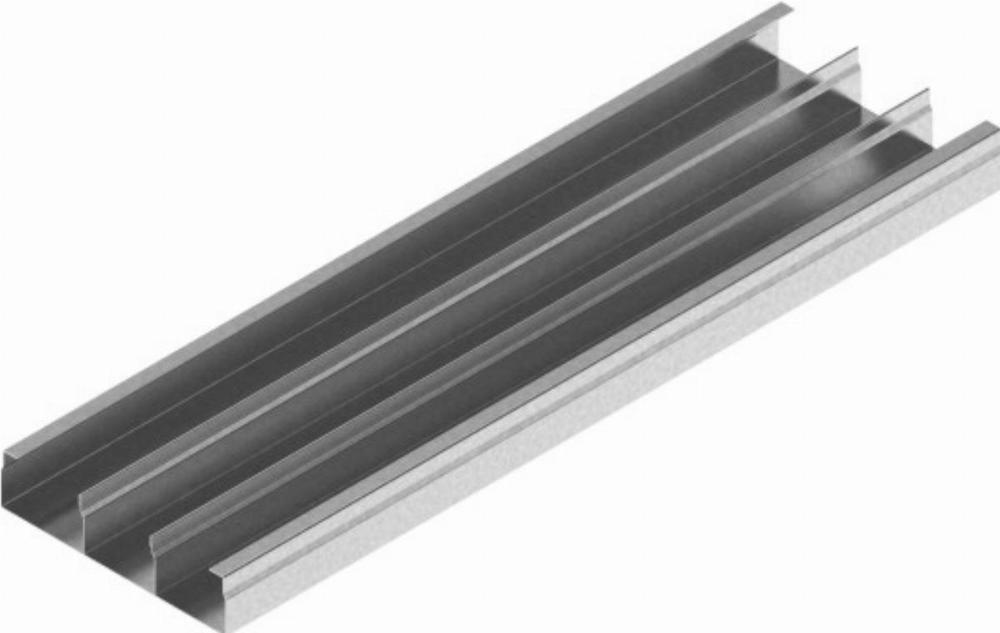KNt250H48/2 Kanał trzytorowy - grubość blachy 1,00 mm