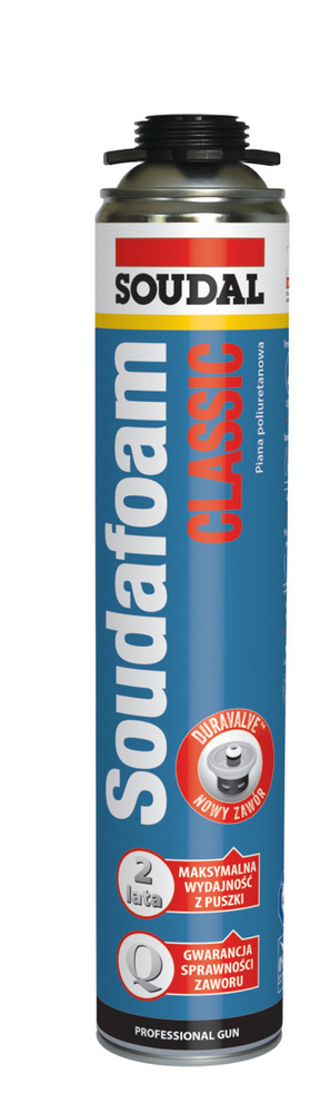 pianka montażowa pistoletowa SOUDAFOAM GUN CLASSIC Soudal 750ml