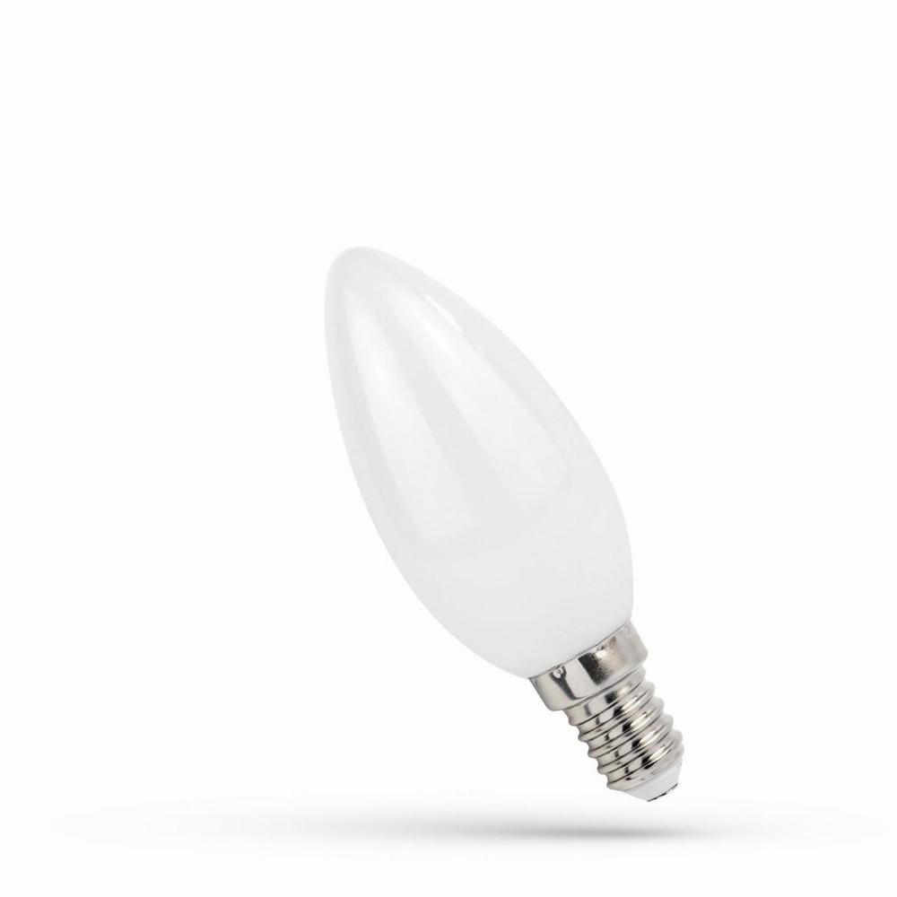żarówka LED świecowa E-14 230V 6W COG NW MILKY SPECTRUM