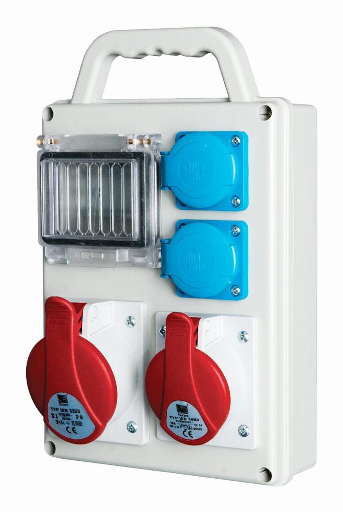 Rozdzielnica R-BOX SLIM 4S 1x16A/5p, 1x32A/5p, 2x230V