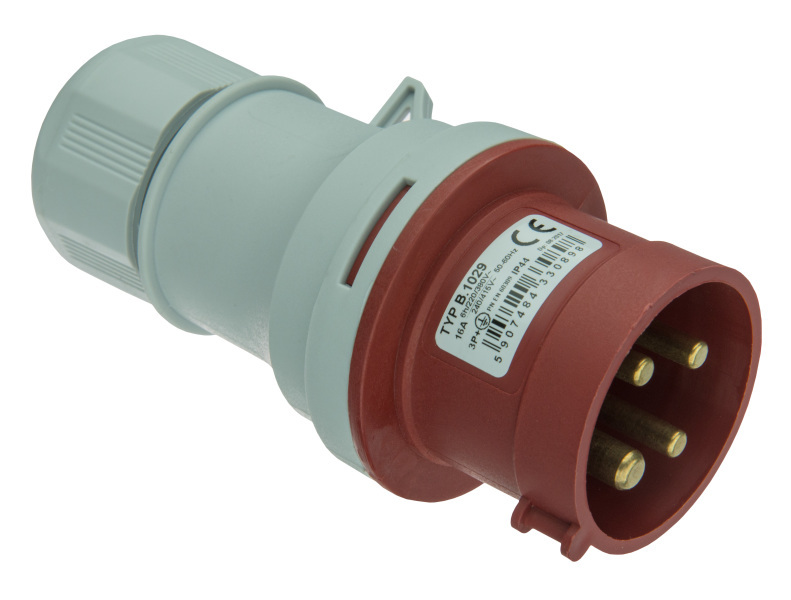 wtyczka siłowa przenośna 16A/4P 400V 3P+Z IP44
