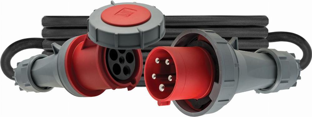 Przedłużacz siłowy 63A, 5x10 mm IP 65