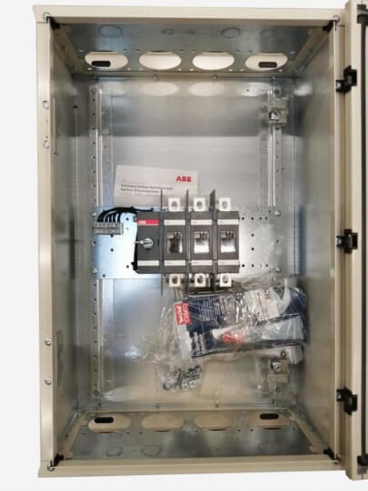 rozłącznik  bezpiecznikowy OT200KTRR3TZ  EMC 3-bieg IP65, obud stalowa
