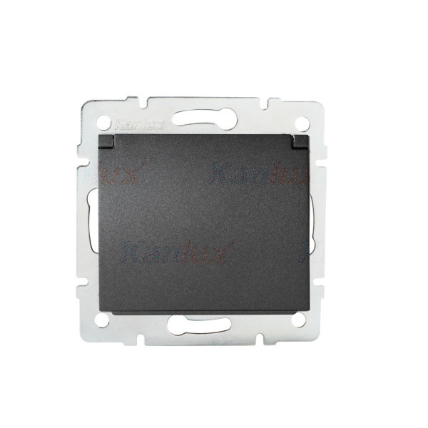 gniazdo zasilające francuskie IP44 LOGI-02-1561-141 gr