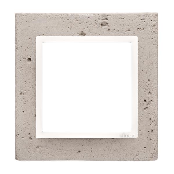 SIMON 54 NATURE WMDZ-0110xS-091 Ramka 1-krotna Nature-Beton, AL BETONE, IP20/IP44 (IP44-należy zastosować uszczelkę ramki DUN1)