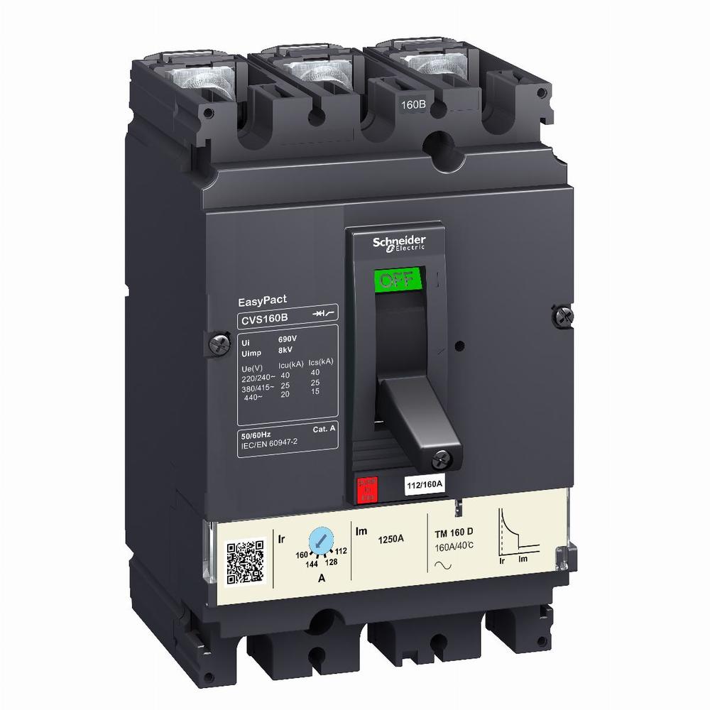wyłącznik 25kA , wyzwalacz TMD160A 3P LV516303 Compact CVS