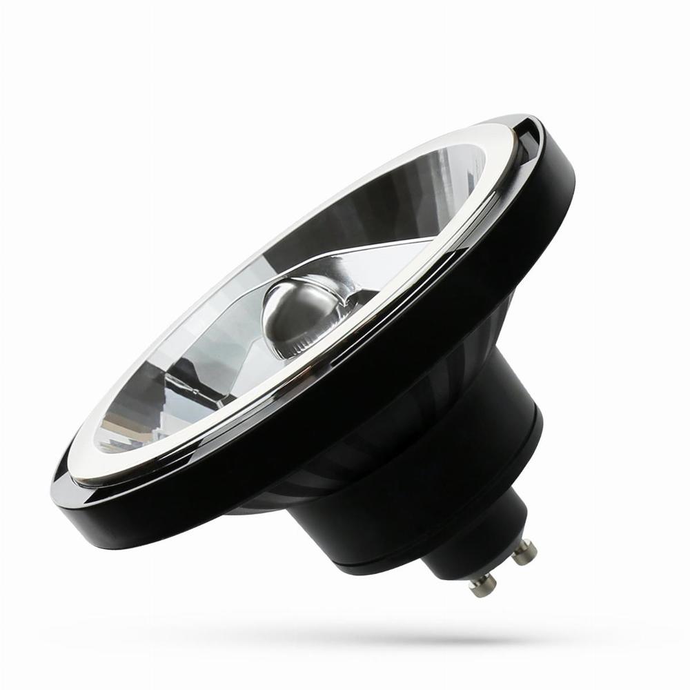 żarówka LED AR111 GU10 230V 12W SMD 45st NW czarna SPECTRUM