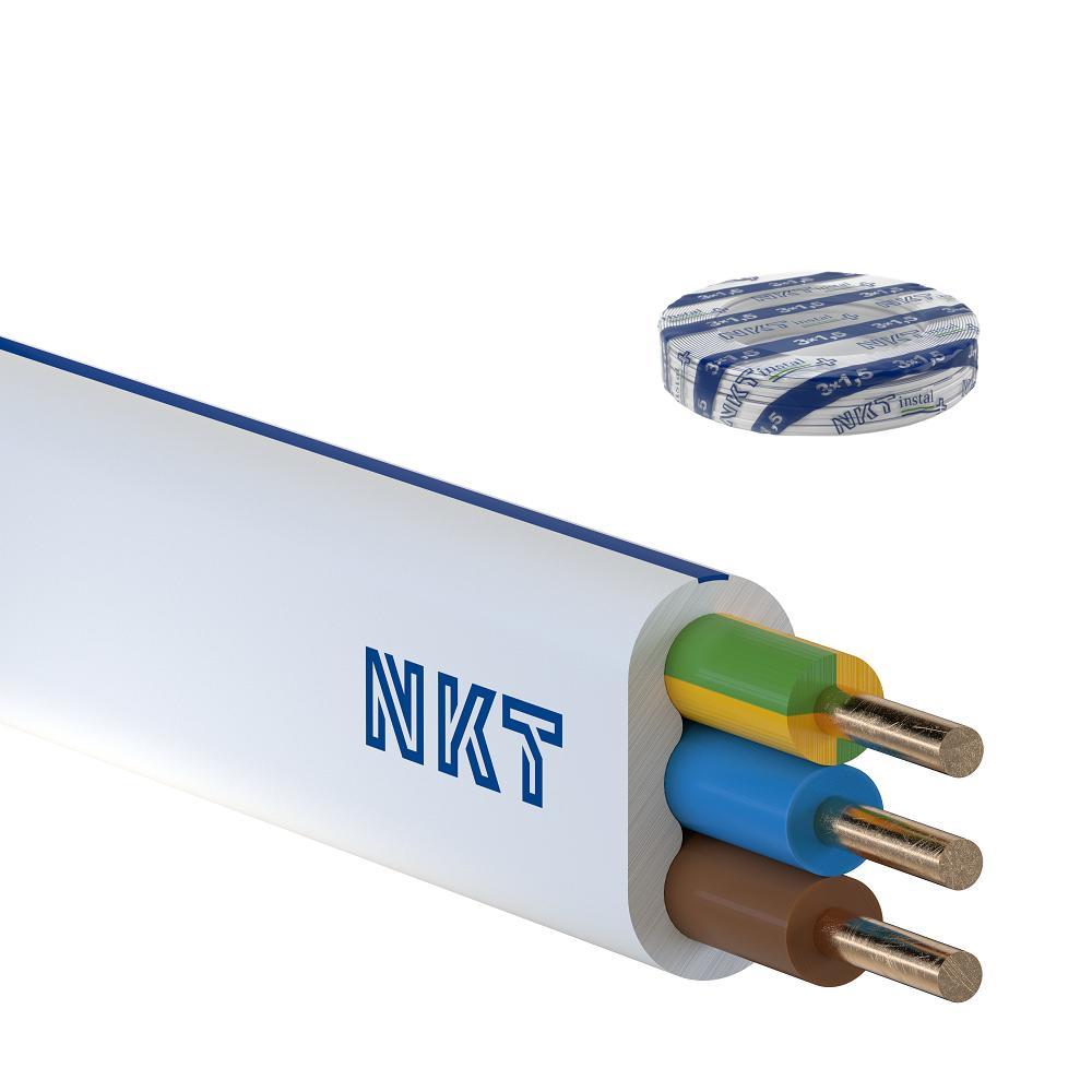przewód instalacyjny YDYpżo 450/750 3x1,5 wielożyłowy z izolacją PVC INSTAL PLUS krążek 50m