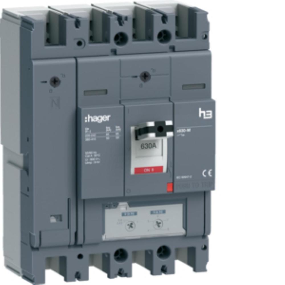MCCB Wyłącznik mocy h3 x630 TM 4x630A 50kA