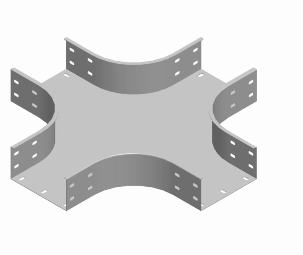 CZKZP100H100 Czwórnik korytka - grubość blachy 1,50 mm