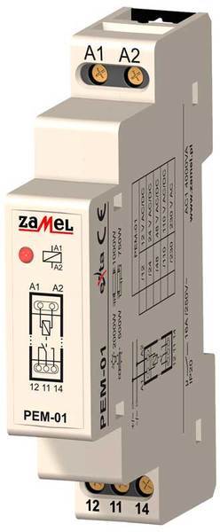 przekażnik elektromagnetyczny 24V AC/DC 16A TYP: PEM-01/024