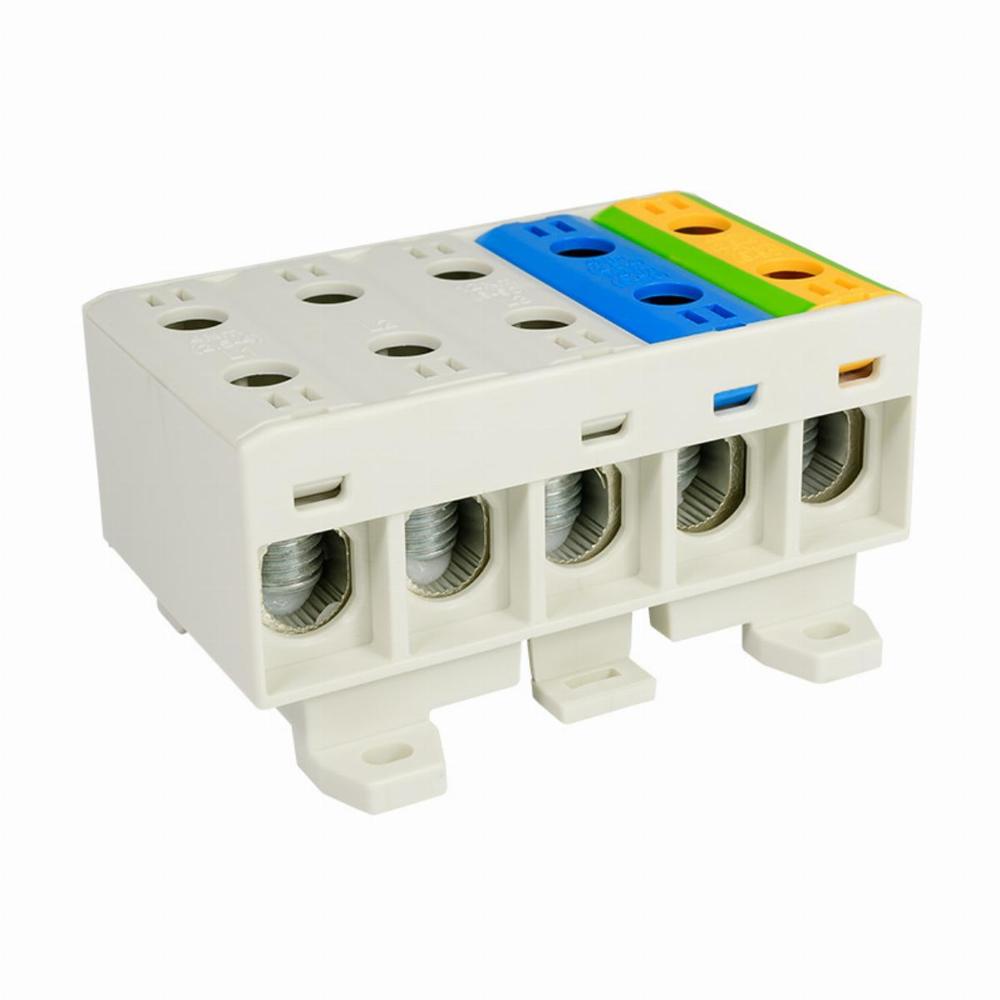 złączka przelotowa WLZ35/5x50/sssnz 3x szary, niebieski, zielony