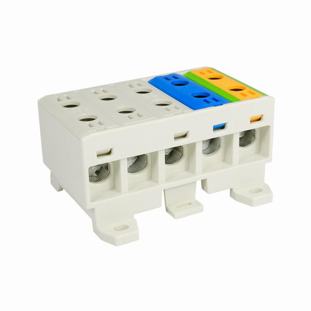 złączka przelotowa WLZ35/5x35/sssnz 3x szary, niebieski, zielony