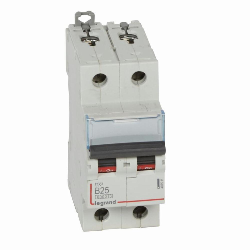 wyłącznik nadprądowy S 302 2P B 25A 6000A serii DX3,