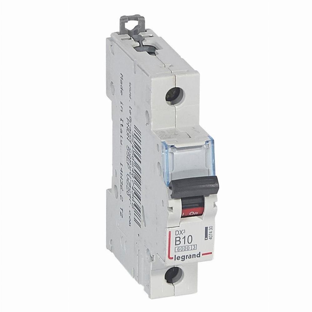 wyłącznik nadprądowy S 301 1P B 10A 6000A SERII DX3, Legrand