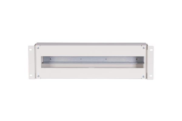 panel dystrybucji napięć 19" 3U RAL 7035