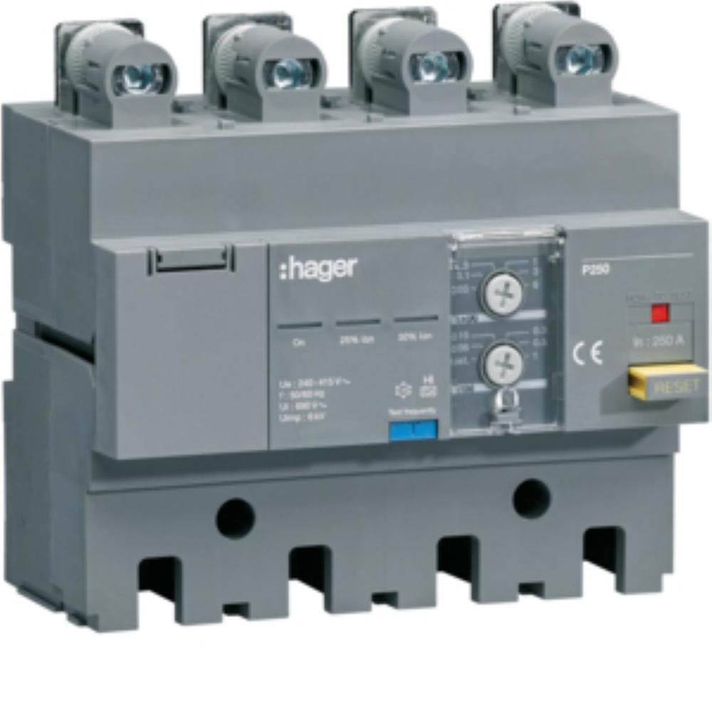 MCCB Blok RCD do P250 4P 250A Idn nastawny
