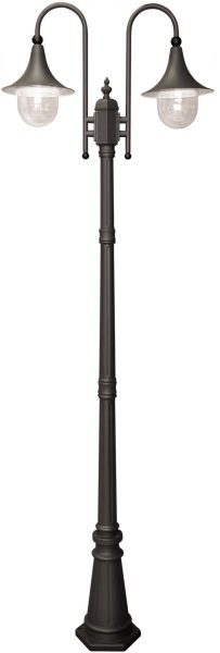 oprawa osw. czarna zewnętrzna Boston 2xE27 K-8132 lampa stojąca